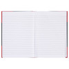 Cumberland Red & Black 43110CM Notebook Gloss A5 200 Leaf | Mega Office Supplies