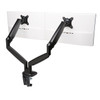 SmartFit One-Touch Height Adjustable Dual Monitor Arm Black Kensington
