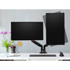 Kensington Black SmartFit One-Touch Height Adjustable Dual Monitor Arm