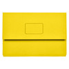Marbig Slimpick Document Wallet Foolscap Yellow Box of 50