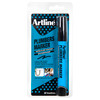Artline 195501HS Plumbers Permanent Marker Black (Hangsell) - Pack of 12 | Mega Office Supplies