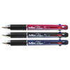 Artline Flow 4 Colour Retractable Ball Point Pen 3 Pack Assorted 198173 - Pack of 6 | Mega Office Supplies