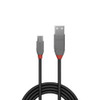 5m USB 2.0 Cable Type A to Micro-B Anthra Line Lindy