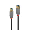 Lindy 2m USB 3.0 Type A to A Extension Cable Anthra Line