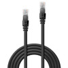 Lindy Cat6 U/UTP Gigabit Network Cable Black 5m