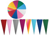 Goldbuch Handicraft School Cone Assorted Colours 68cm Hexagonal Pack 10