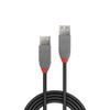 2m USB 2.0 Type A Extension Cable Anthra Line Lindy