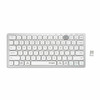 Multi-Device Dual Wireless Compact Keyboard Silver Kensington