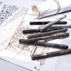 Uni Pin Brush Tip Fineliner Light Grey Box of 12