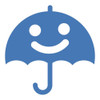 Erasable Rubber Stamp Umbrella Blue Pilot FriXion