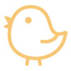 Pilot FriXion Erasable Rubber Stamp Chick in Apricot Orange Each (SPF-12-47AO) 618015 | Mega Office Supplies