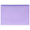 ColourHide Purple 1002419J PP Document Wallet with Button Closure A4 In (Pack of 10) | Mega Office Supplies