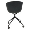 Rapidline Charcoal Ash Fabric Focal Tub Visitor Chair