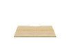 Rapidline Scalloped Table Top Only 1200 x 750 x 25mm Natural Oak