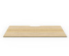 Rapidline Scalloped Table Top Only 1800 x 750 x 25mm Natural Oak