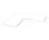 Rapidline Corner Workstation Top 1800 x 1800 x 750 x 25mm Only Natural White