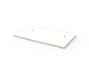 Rapidline Rectangle Table Top 1200 x 700 x 25mm with 2 Cable Port Only Natural White