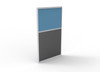 Rapidline Rapid Span Screen 750 x 30 x 1250mm Blue Upholstery
