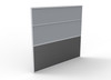 Rapidline Rapid Span Screen 1800 x 30 x 1650mm Grey Upholstery