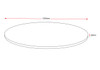 Rapidline Round Table Top Only 1200mm Diameter x 25mm Height Beech