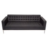Rapidline Venus 3 Seater Lounge Black PU