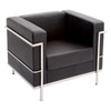 Rapidline Space Single Seater Lounge Black PU
