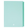 Marbig Clearview Display Book Refillable 20 Pocket A4 Pastel Green