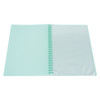 Marbig Clearview Display Book 20 Pocket Refillable A4 Pastel Green