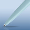 WATERMAN 2105224 ALLURE PASTEL BLUE CHROME TRIM BALLPOINT PEN IN A BOX
