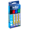 Artline 579 Whiteboard Marker 5mm Chisel Nib Assorted 157944 Wallet 4 | Mega Office Supplies