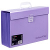 ColourHide 90023019J Expanding File PP Carry File Purple | Mega Office Supplies