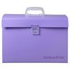 ColourHide Expanding File PP Carry File Purple 90023019J | Mega Office Supplies