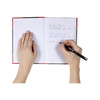 Cumberland Original A5 100 Leaf Indexed Ruled FCA5100I Red and Black Notebook | Mega Office Supplies