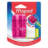 Maped Sharpener/Eraser Translucent Colour 8049210 Connect - Box 6 | Mega Office Supplies