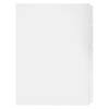 Marbig A4 Indices and Dividers 10 Tab Manilla Unpunched White Pack of 25