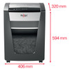 Rexel Micro Cut Paper Shredder Black Momentum M515