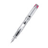 Pilot Prera Transparent Fountain Pen Pink Barrel Fine Nib