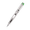 Pilot Prera Transparent Fountain Pen Green Barrel Fine Nib