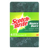 Scotch-Brite Heavy Duty Scour Pads Green Pack 6 Box of 5