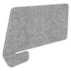 Rapidline Marble Grey Eco Panel Screen Desk Slide Over 820 x 27 x 400mm