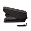 Stapler with Microban 25 Sheets Half-Strip Fellowes Black LX840 Easypress