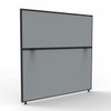 Rapidline Shush30 Plus Screen Grey Fabric / Black 1200 x 30 x 1200mm