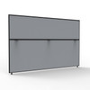 Rapidline Shush30 Plus Screen Grey Fabric / Black 1800 x 30 x 1200mm