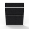 Rapidline Shush30 Plus Screen 1200 x 30 x 1500mm Black Fabric / White