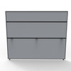 Rapidline Shush30 Plus Screen 1800 x 30 x 1500mm Grey Fabric / Black