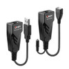 Lindy 100m Cat6 USB 2.0 Extender Black