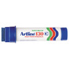 Artline 113003 130 Permanent Marker 30mm Chisel Nib Blue Box 6 | Mega Office Supplies