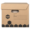 Marbig Enviro Standard Archive Box with Attached Lid Brown Pack of 2 Box of 5