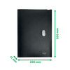 Leitz Black Recycle 3 Flap Folder PP A4 Pack of 10