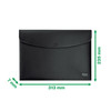 Document Wallet PP A4 Black Pack of 10 Leitz Recycle Doculope